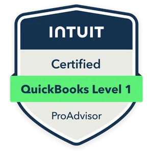 Intuit Certified QuickBooks Level 1 ProAdvisor